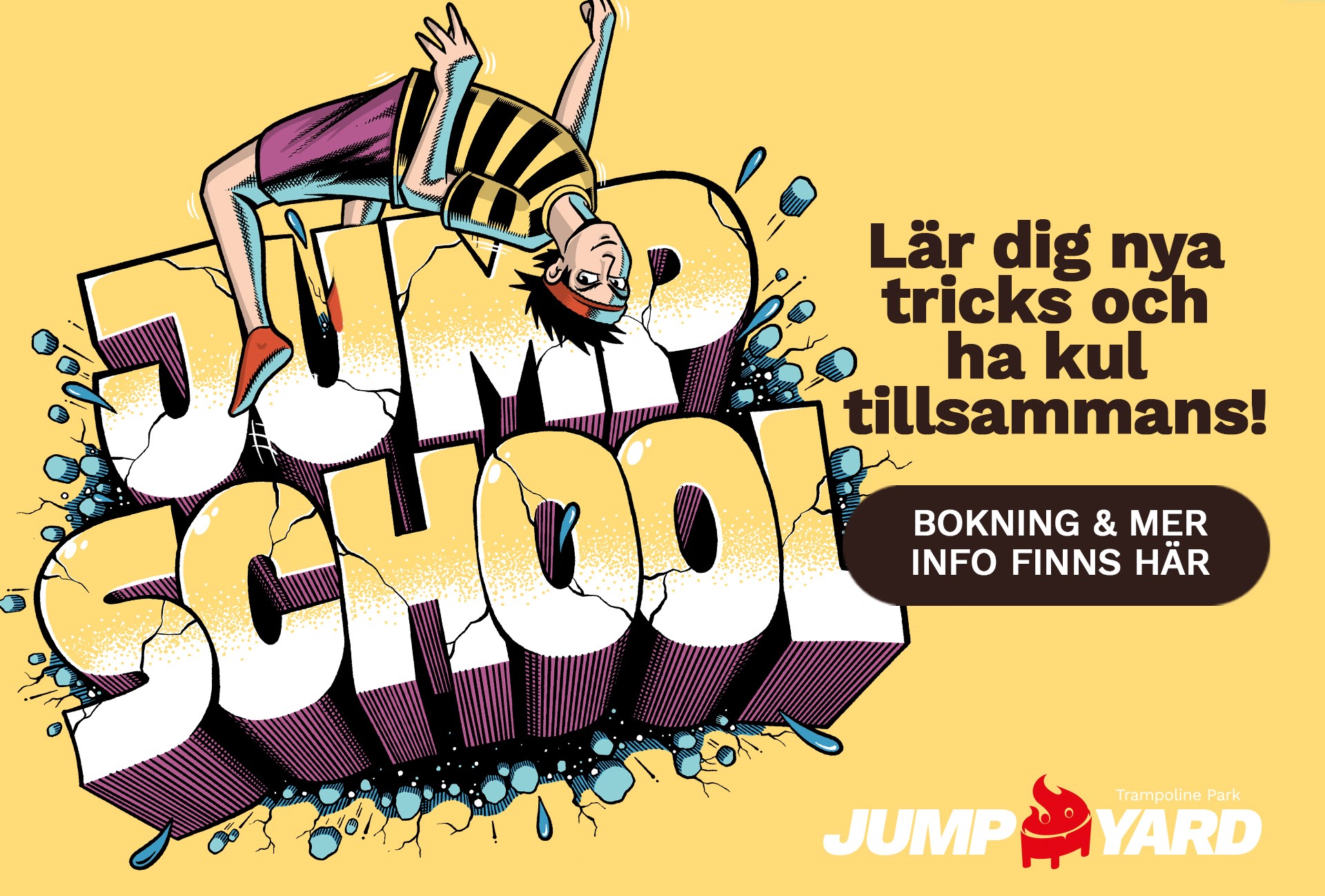JumpSchool Trampolinkurser och parkourkurser hos JumpYard Åre