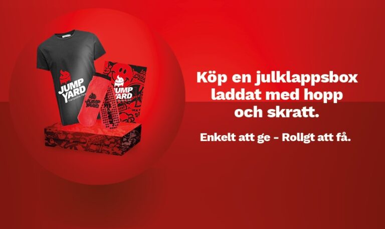 JumpYard Åre presentkort julklappsbox julklapp