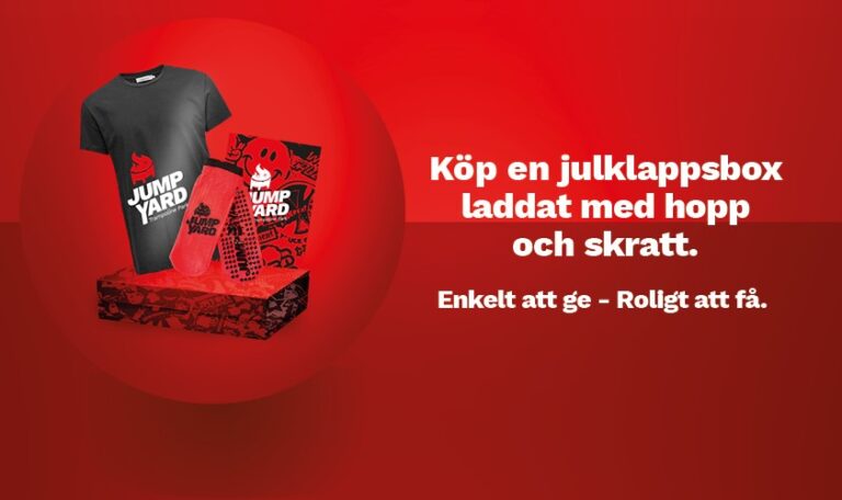 JumpYard Göteborg presentkort julklapp julklappsbox
