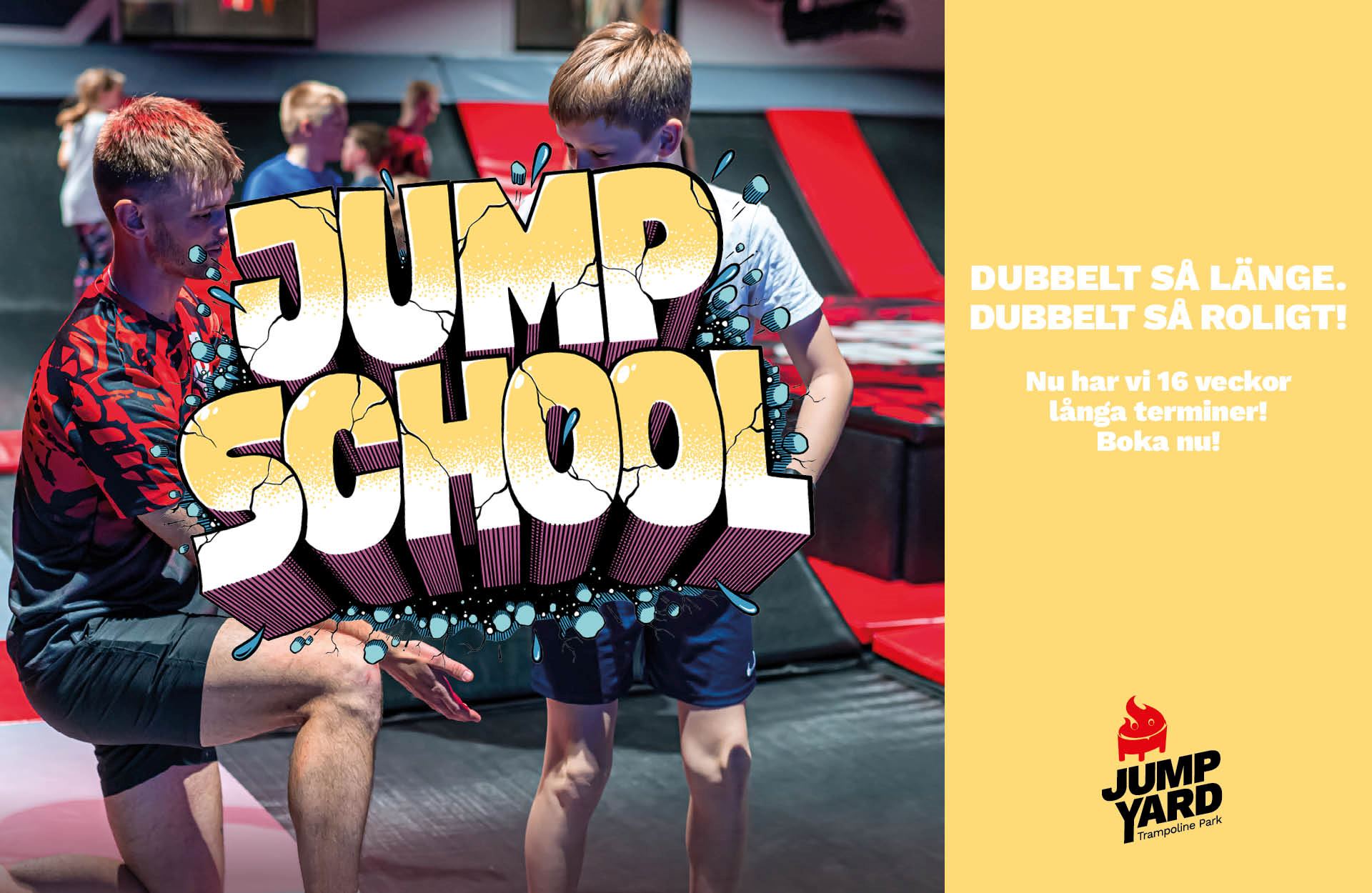 16 veckors JumpSchool termin - trampolinkurser Göteborg
