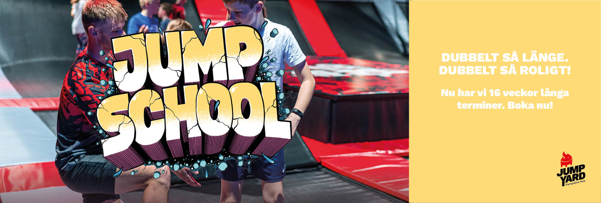 16 veckors JumpSchool termin - trampolinkurser Göteborg