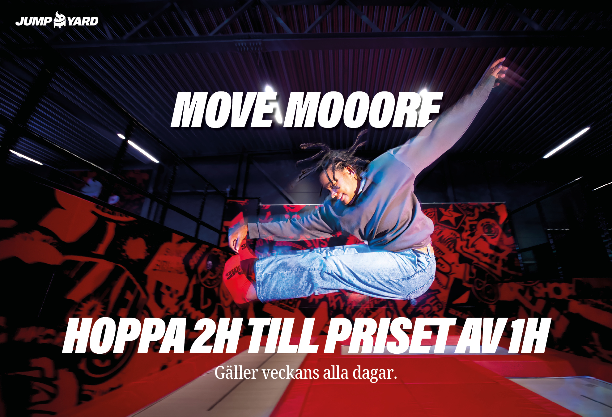 2h till priset av 1 hos JumpYard