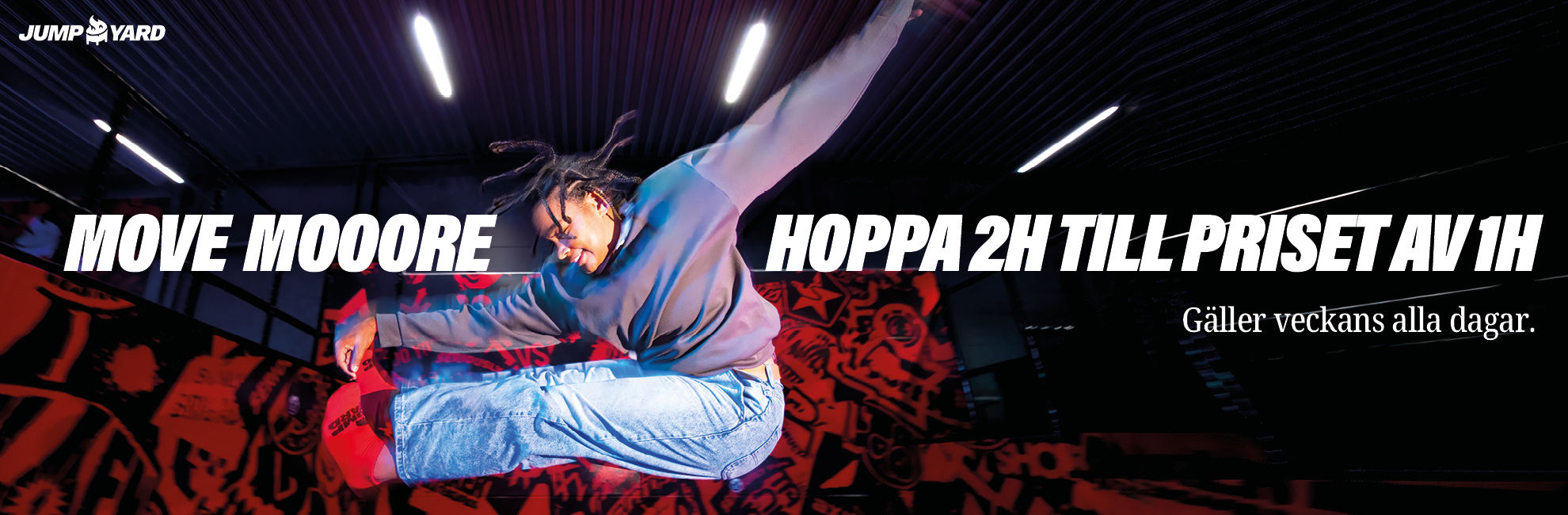 2h till priset av 1 hos JumpYard