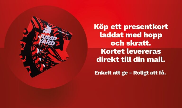 JumpYard Skövde presentkort julklapp online