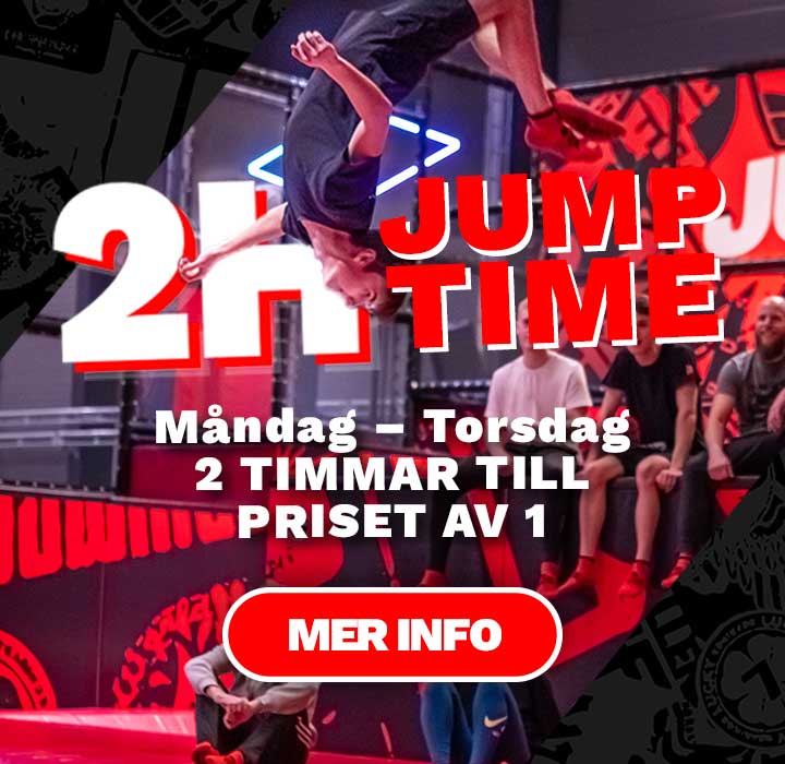 2h jumptime kampanj jumpyard Sundsvall
