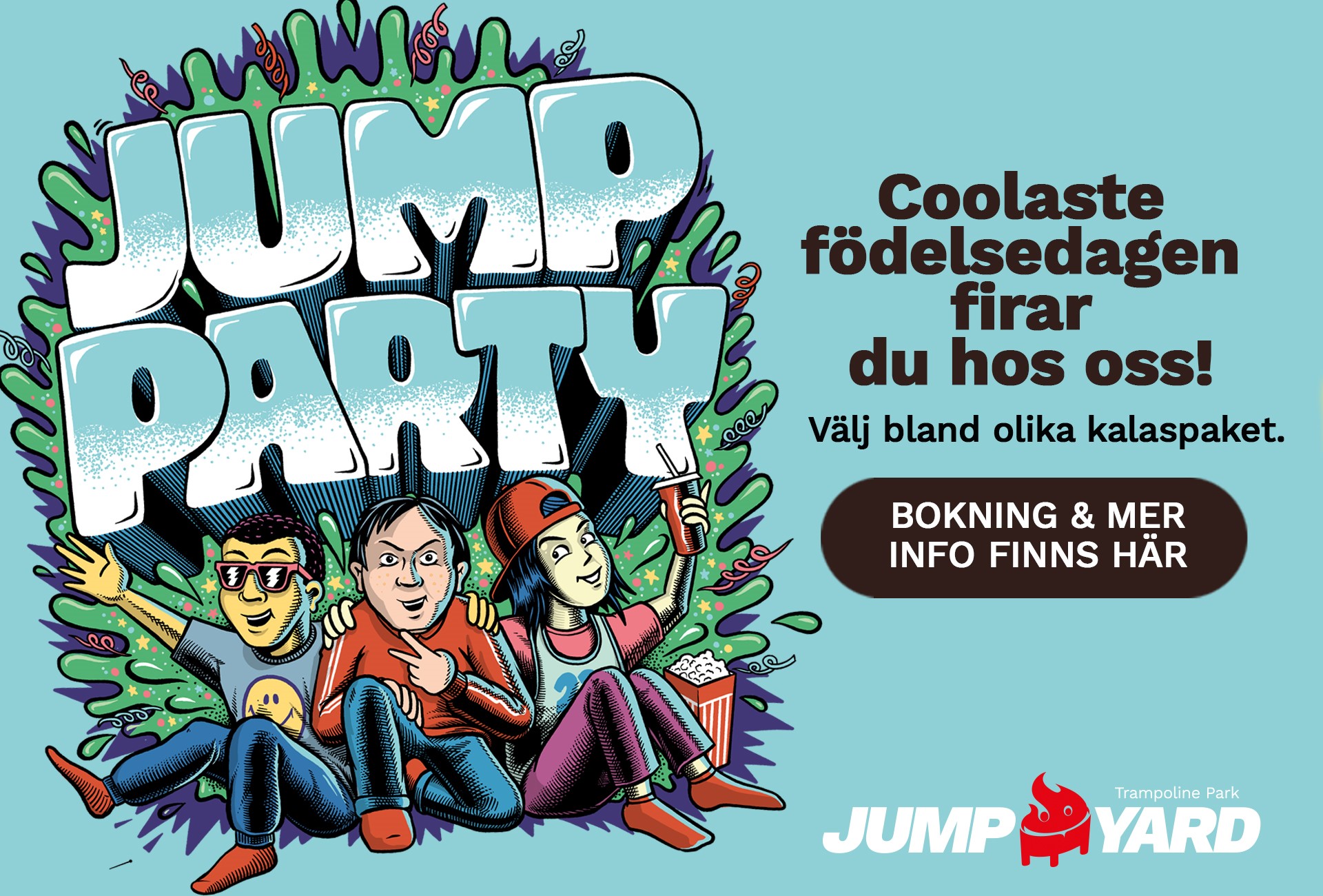jumpparty kalas Västerås