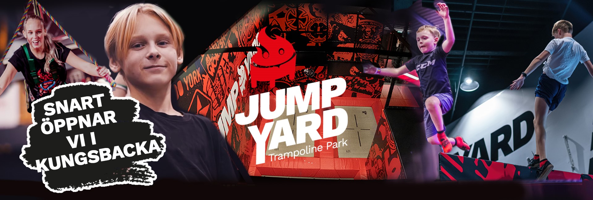 JumpYard trampolinpark Kungsbacka kommer snart att öppna