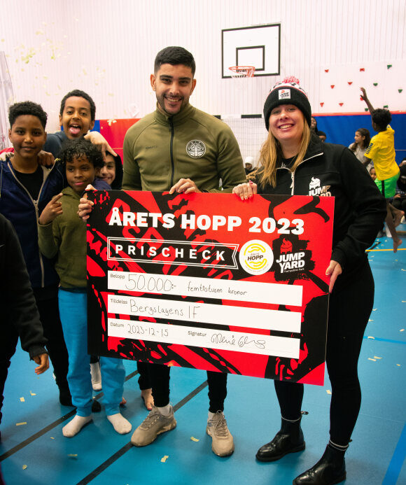 Årets hopp vinnare 2023 Bergslagens IF, Ali Jamal Yassin